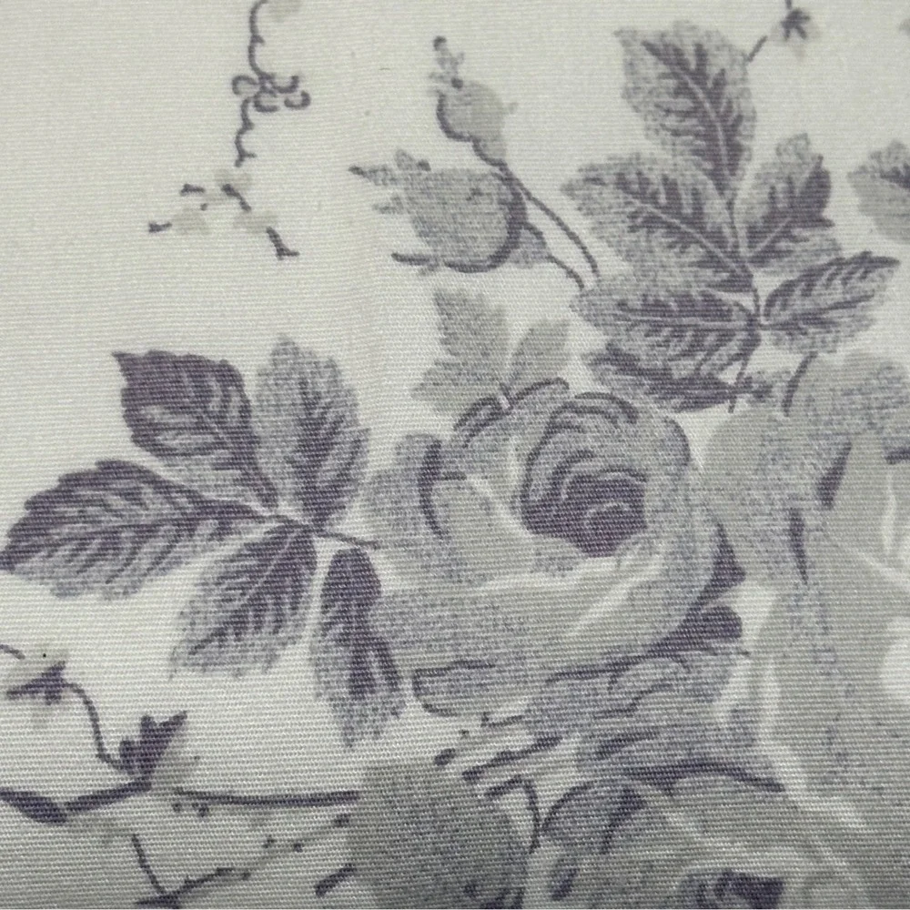 Laura Ashley Sophia Purple/Gray Floral Drapes‎ 39x86